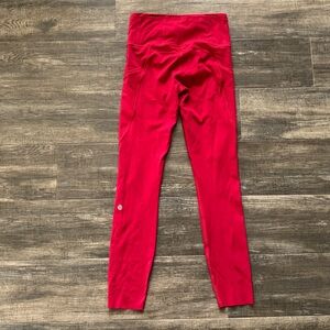 lululemon athletica Red Leggings